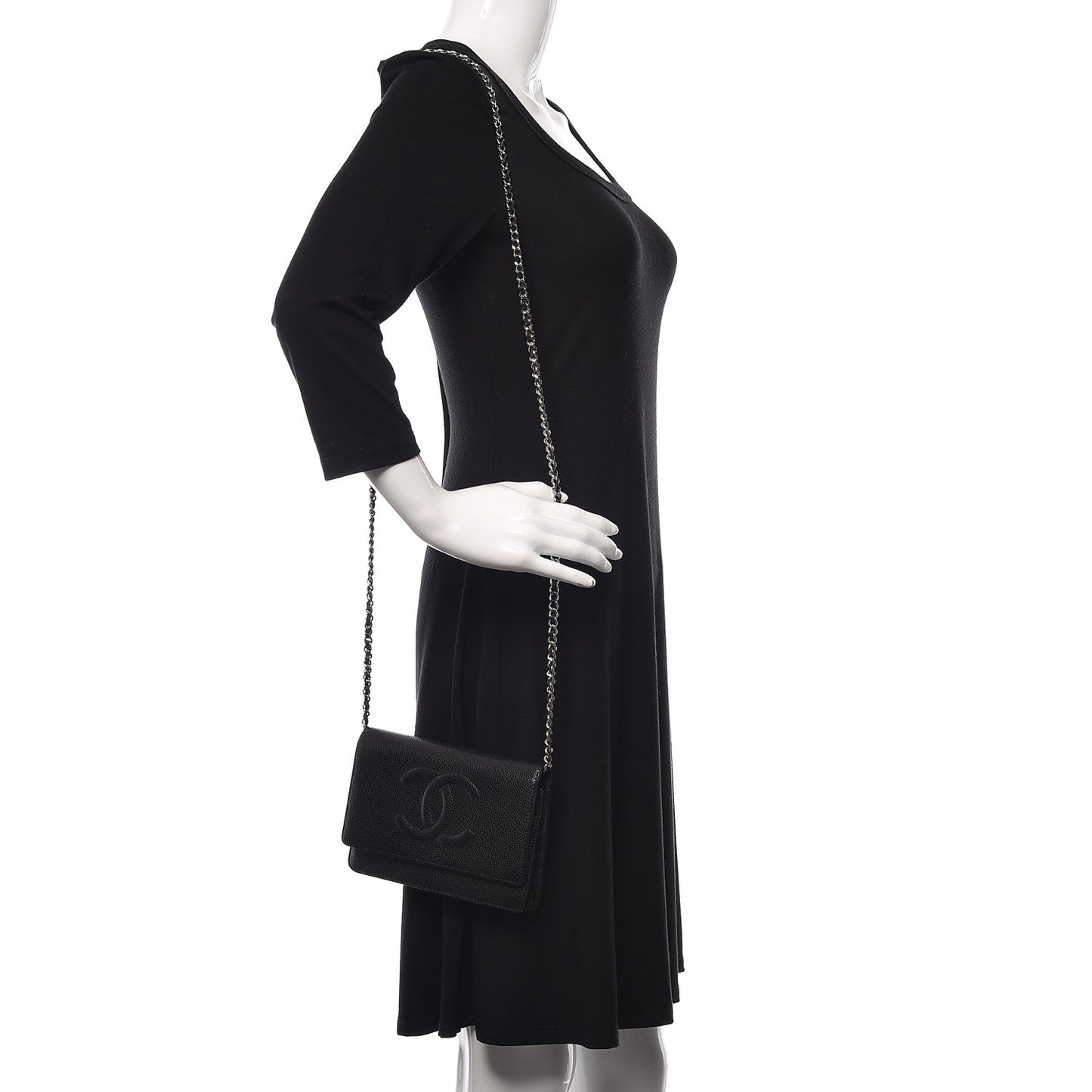 Caviar Timeless CC Wallet On Chain WOC Black