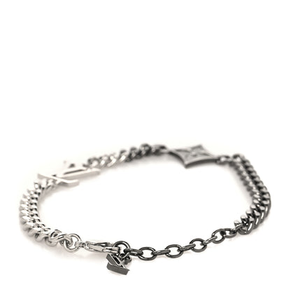 Louis Vuitton Brass LV Instinct Bracelet Silver 3 of 5