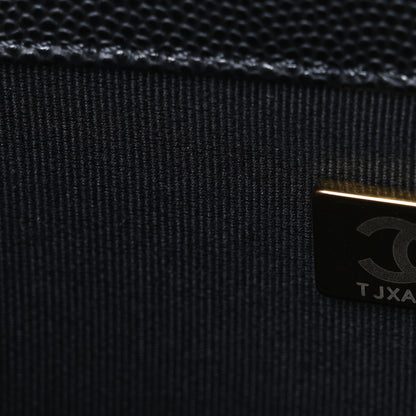 Chanel Caviar Quilted Medium Boy Flap Black 7 of 10