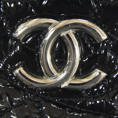 Chanel Vinyl Graphic Edge Tote Black 11 of 11