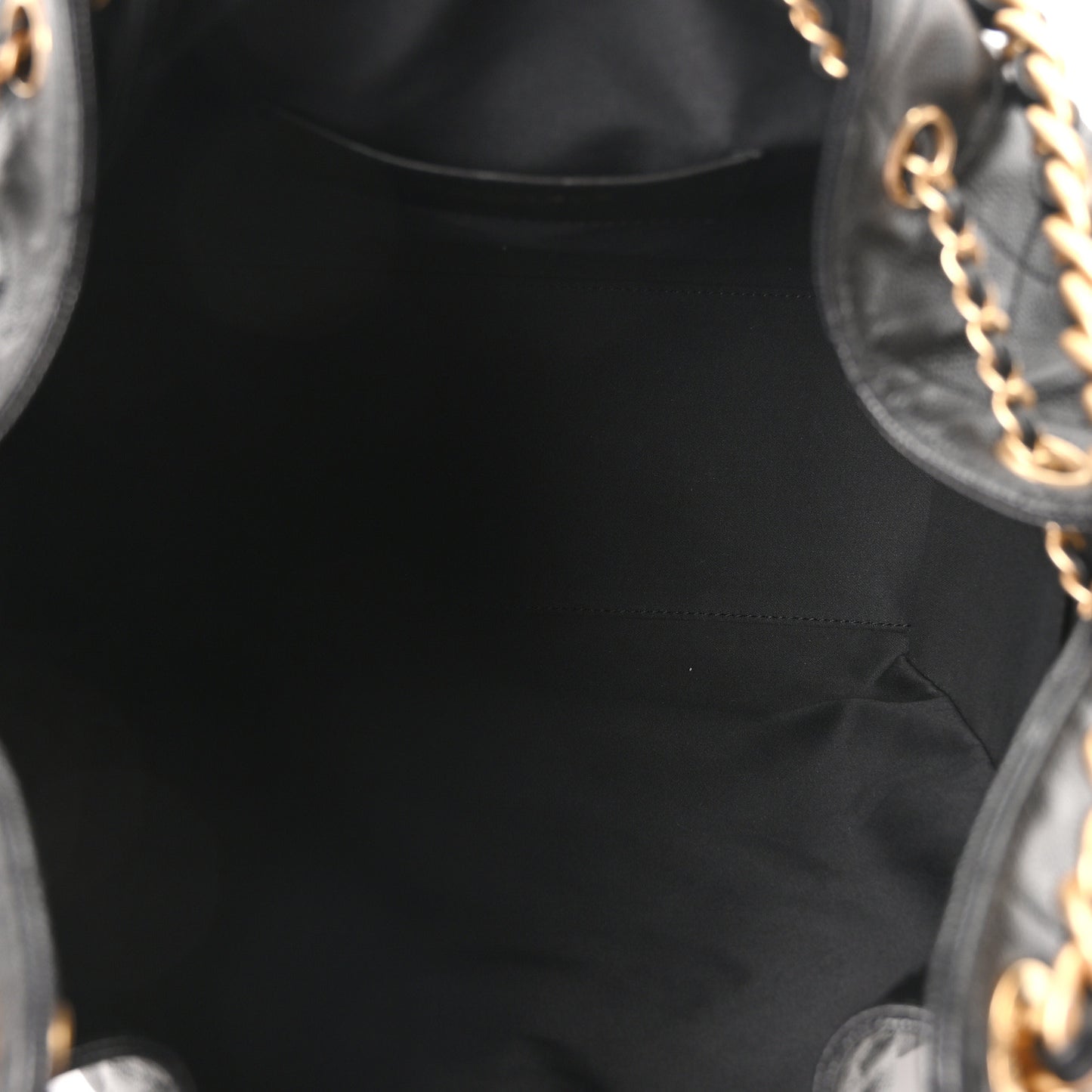Caviar Quilted Medium Chanel 25 Handbag Black