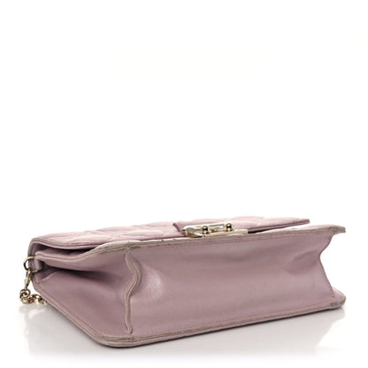 Christian Dior Pearly Lambskin Cannage Miss Dior Promenade Pouch Lotus 4 of 16