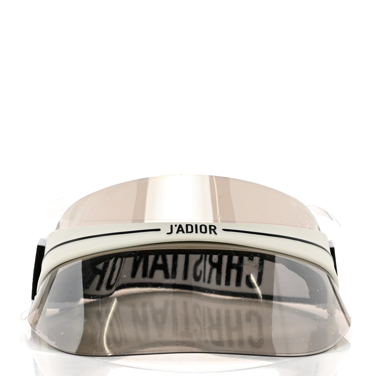 Mirrored DiorClub1 Sun Visor Silver