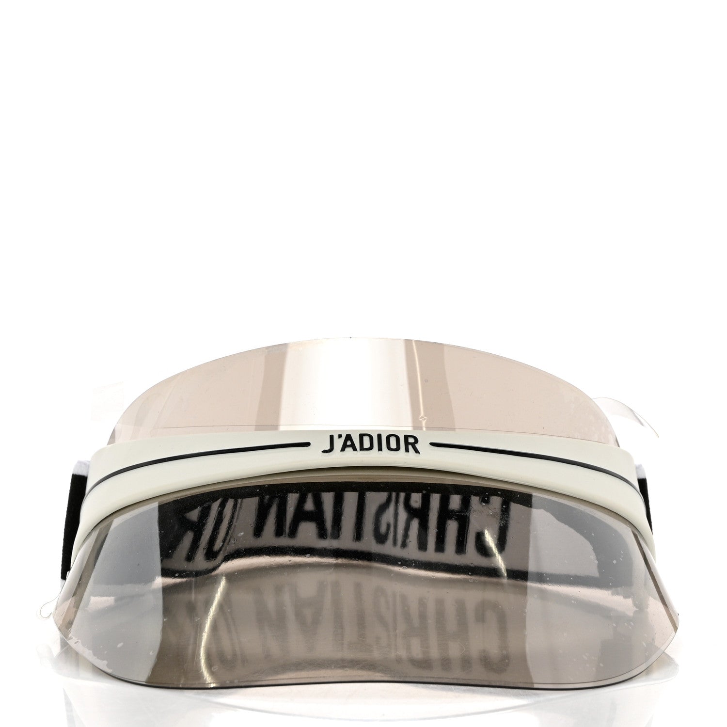 Christian Dior Mirrored DiorClub1 Sun Visor Silver 3 of 8