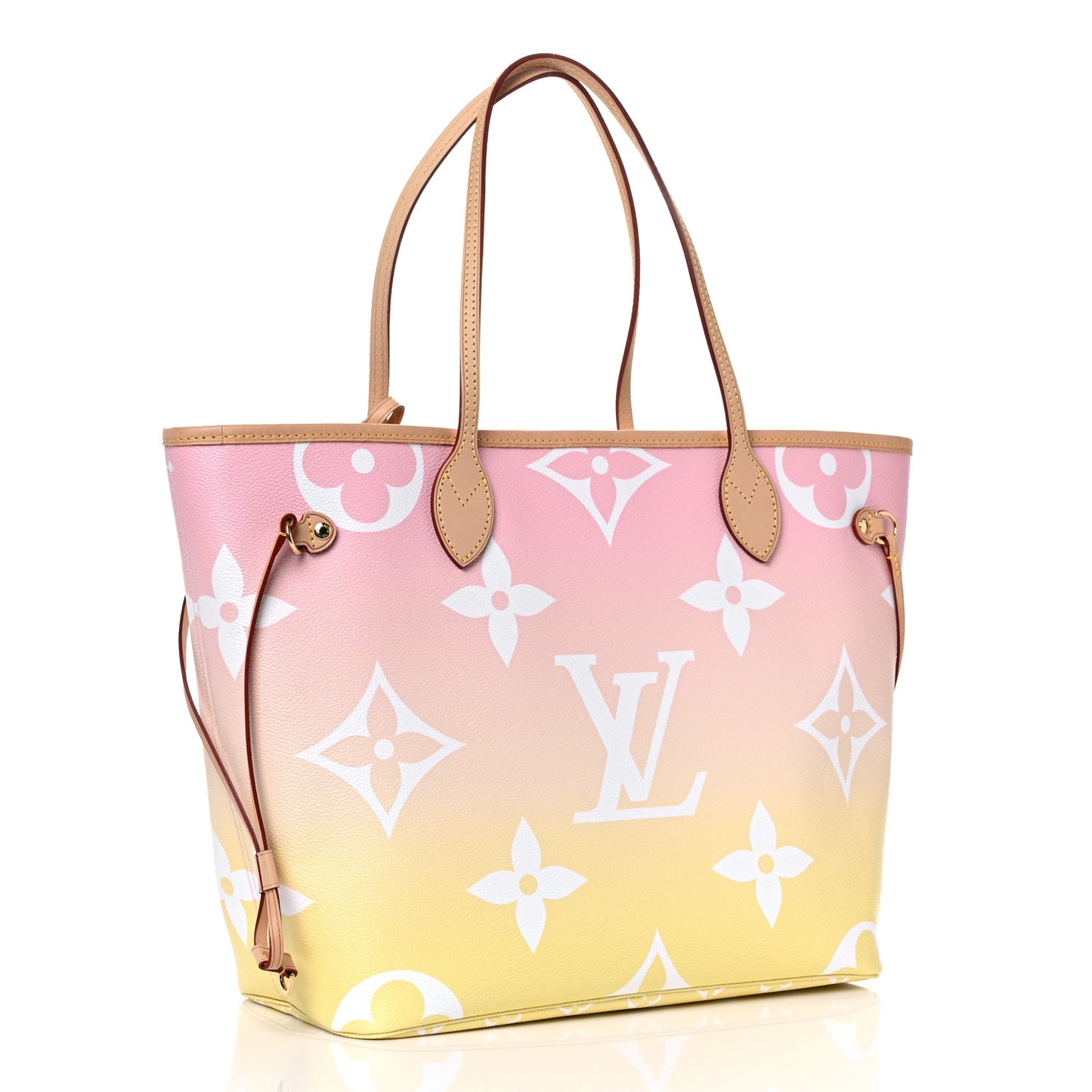 Monogram Giant By The Pool Neverfull MM Light Pink