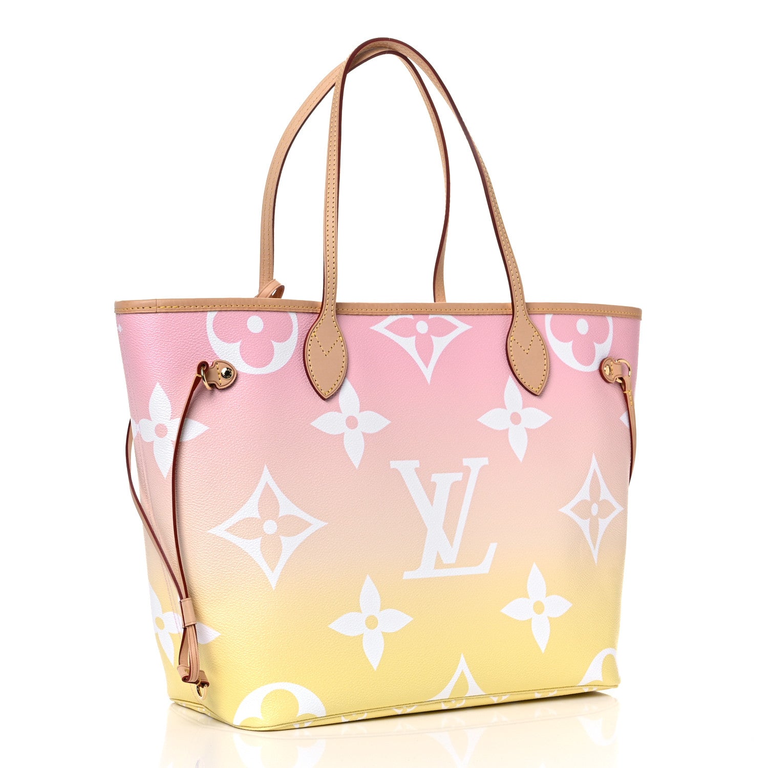 Louis Vuitton Monogram Giant By The Pool Neverfull MM Light Pink 4 of 13
