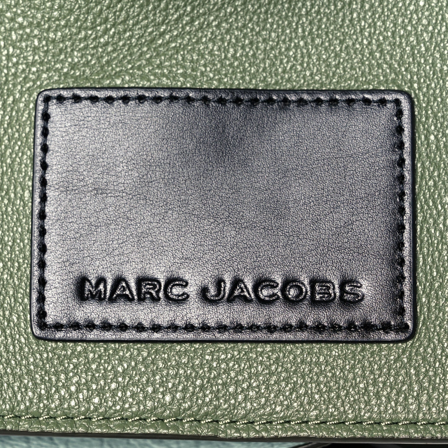 Grained Calfskin The Tag Tote Green