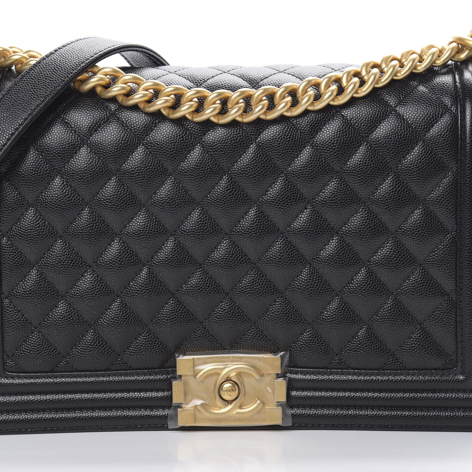 Chanel Caviar Quilted New Medium Boy Flap Black 9 of 13