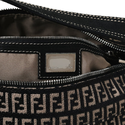 Fendi Zucchino Shoulder Bag Dark Brown 6 of 11