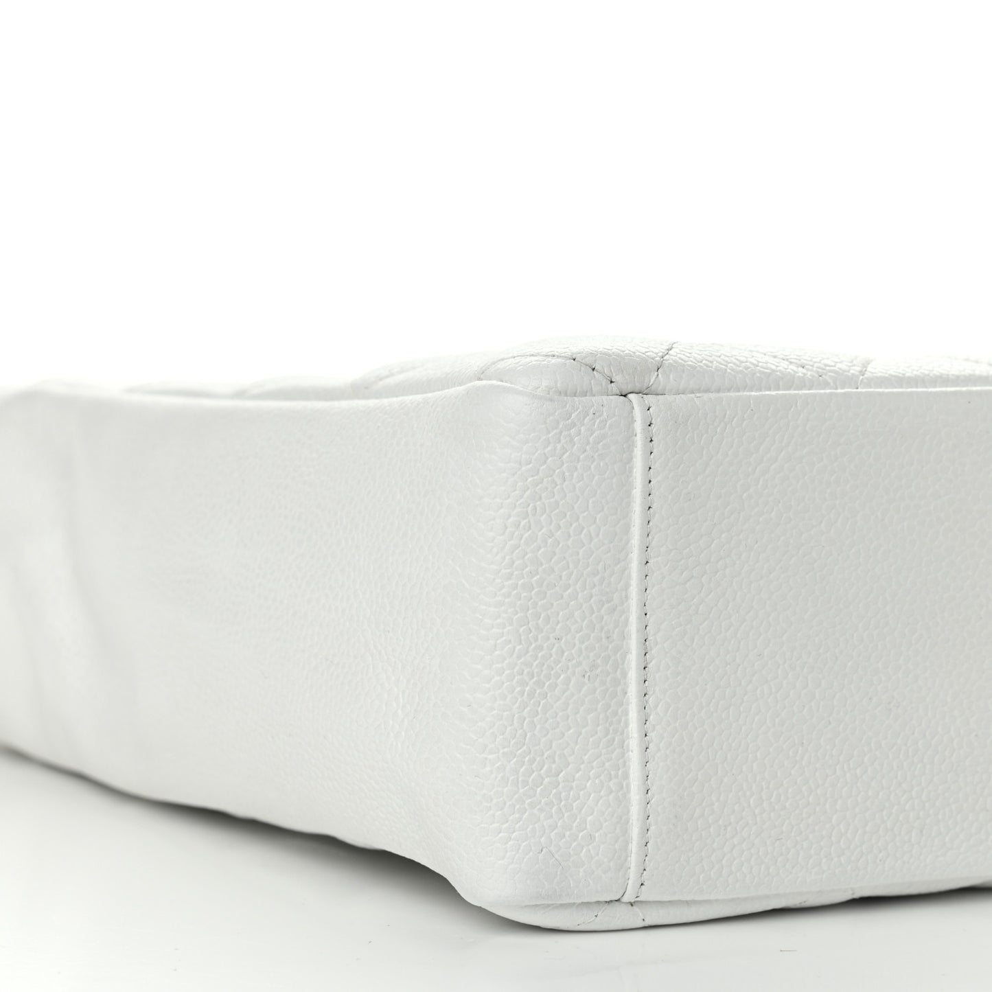 Caviar Petit Shopping Tote PST White
