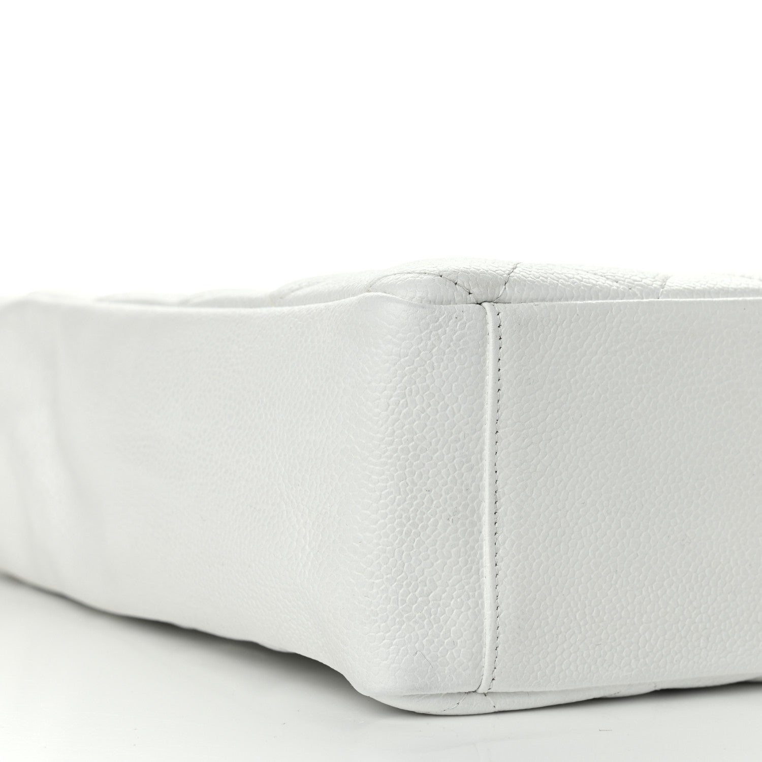 Chanel Caviar Petit Shopping Tote PST White 8 of 15