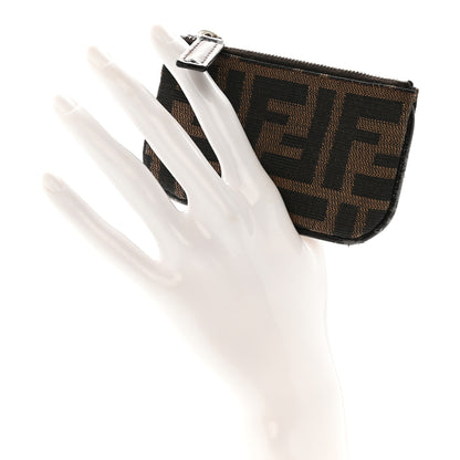 Fendi Zucca Forever Coin Pouch Key Case Nocciola 2 of 9