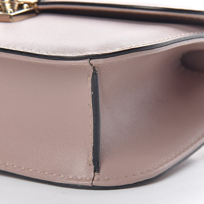 Valentino Garavani Vitello Small Glam Lock Rockstud Flap Poudre 10 of 12