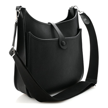 Hermes Taurillon Clemence Evelyne III PM Black 3 of 10