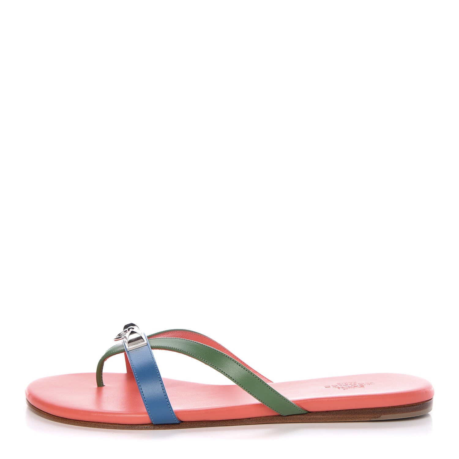 Hermes Nappa Calfskin Corfou Sandals 36 1 of 8