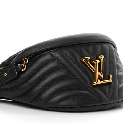 Louis Vuitton Calfskin Quilted New Wave Bumbag Black 8 of 9