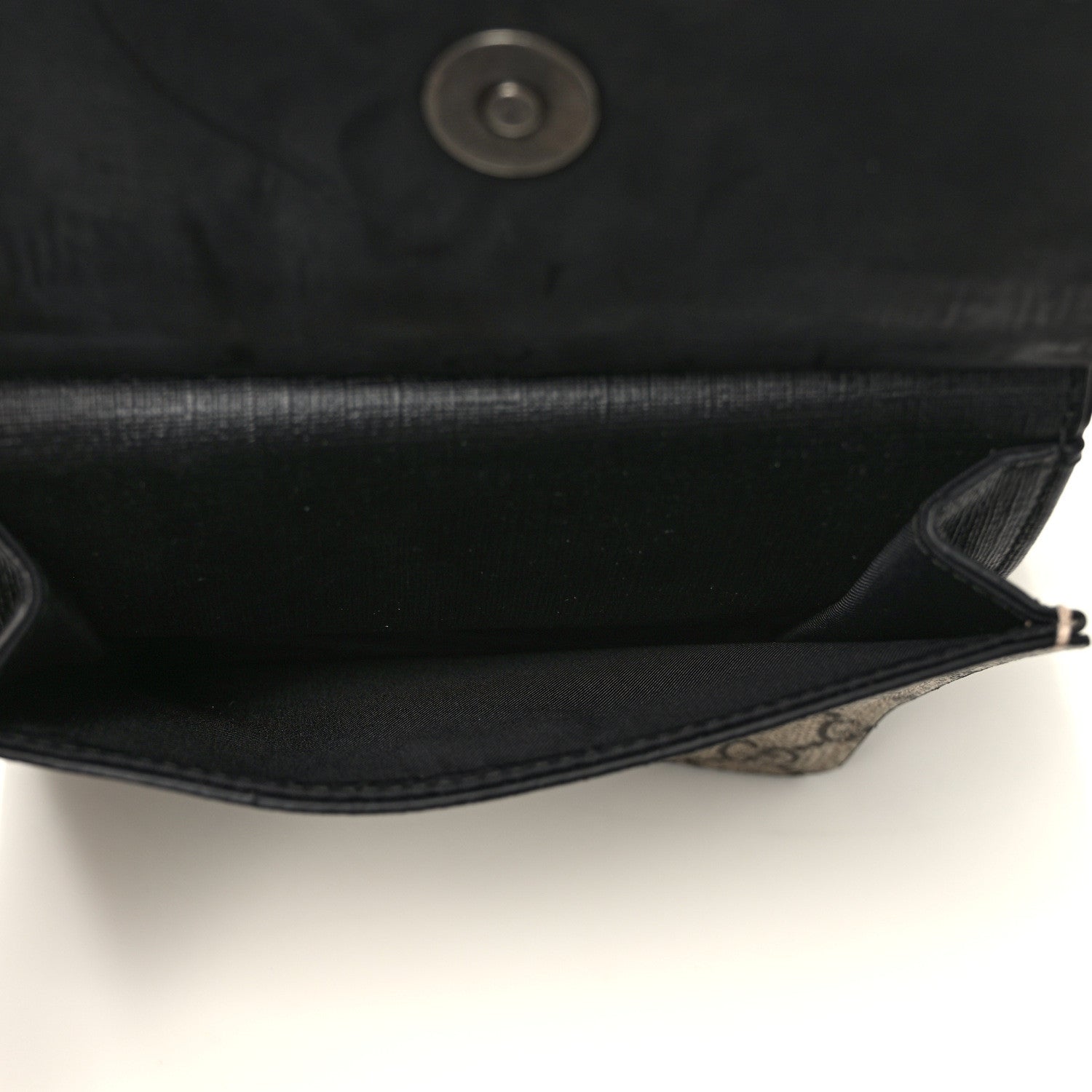 Gucci GG Supreme Monogram Web Belt Bag Black 5 of 10