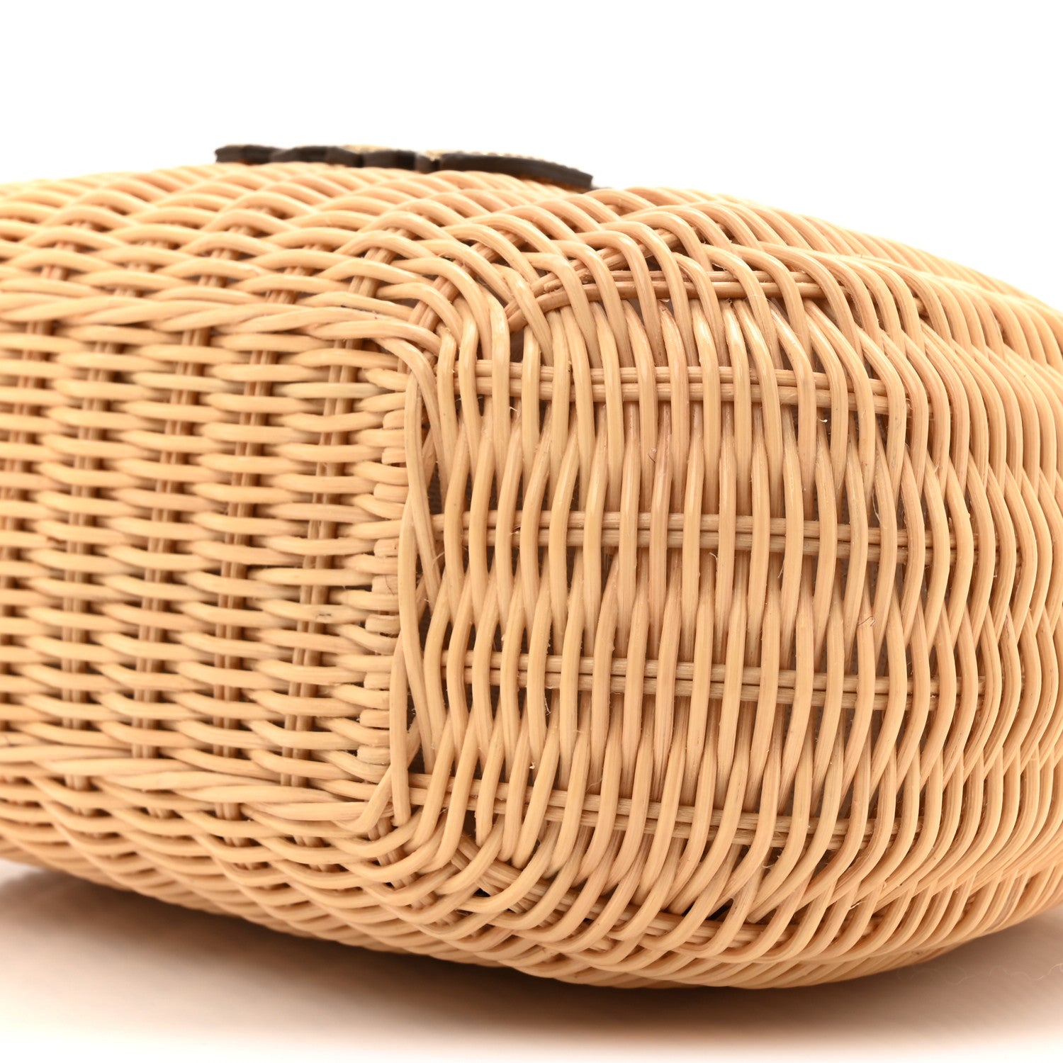 Miu Miu Wicker Wander Hobo Platino 9 of 10
