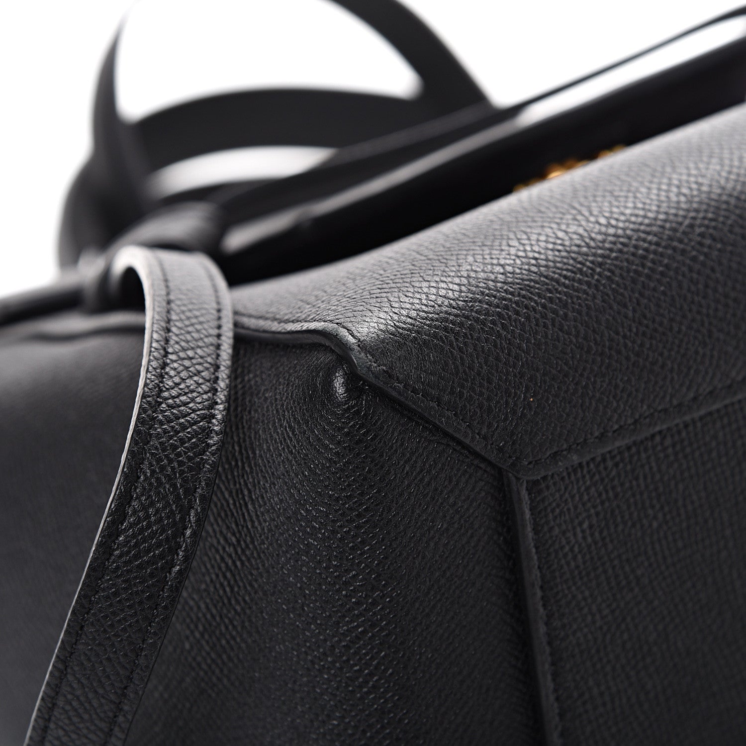 Celine Grained Calfskin Micro Belt Bag Black 9 of 16