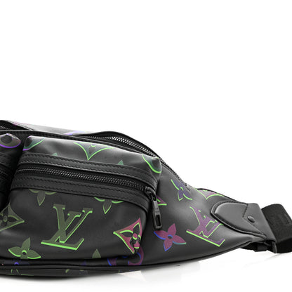 Louis Vuitton Calfskin Monogram Spotlight Comet Bumbag Black Borealis 9 of 10