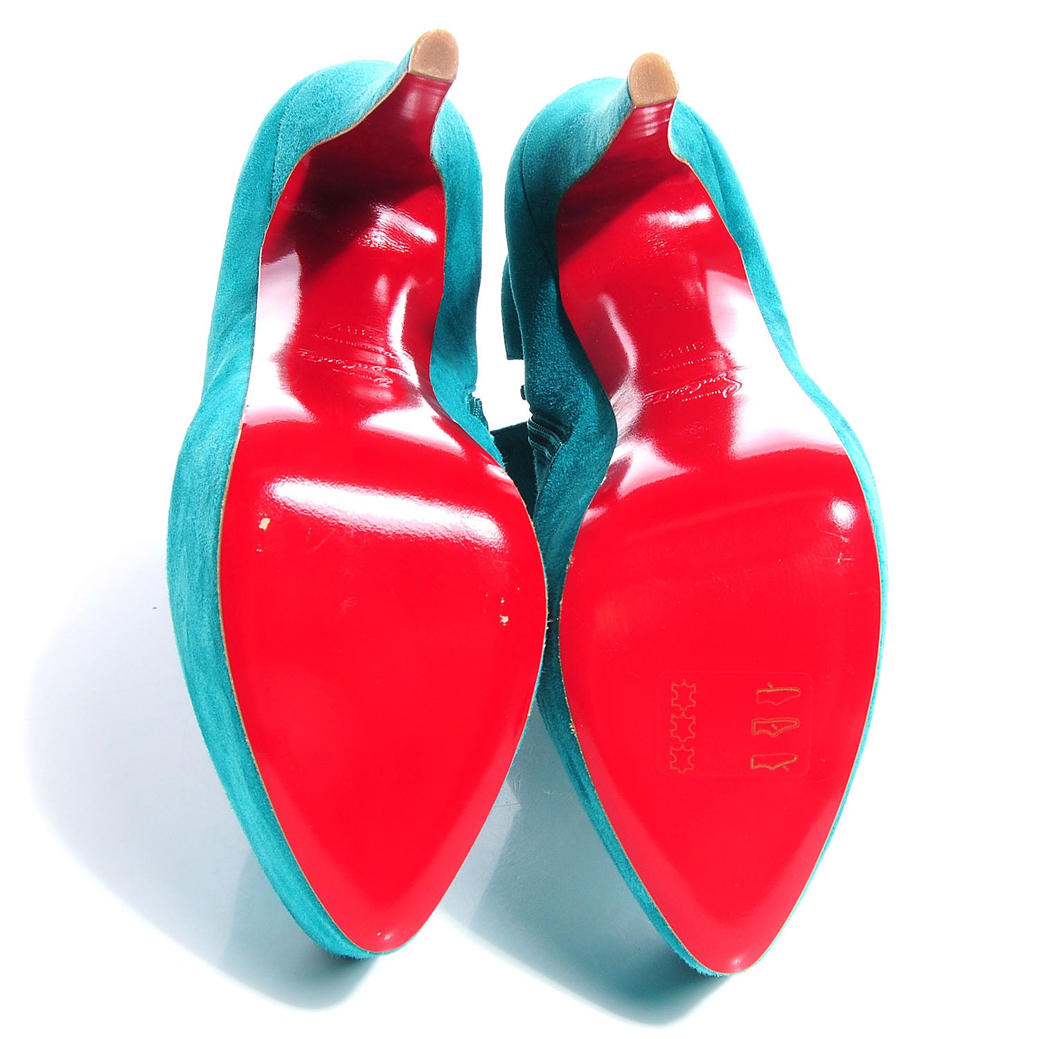 Christian Louboutin Suede Daf Booty 160 Ankle Boots 38.5 5 of 7