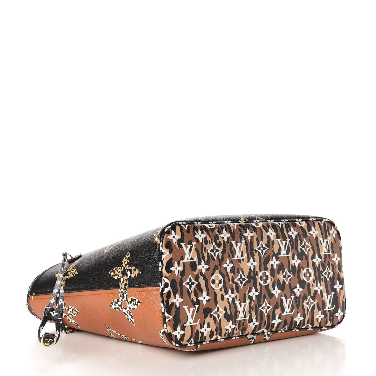 Monogram Giant Jungle Neverfull MM Black