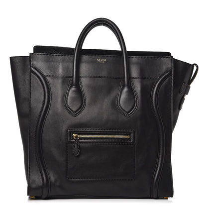 Celine Smooth Calfskin Large Luggage Black 1 of 10