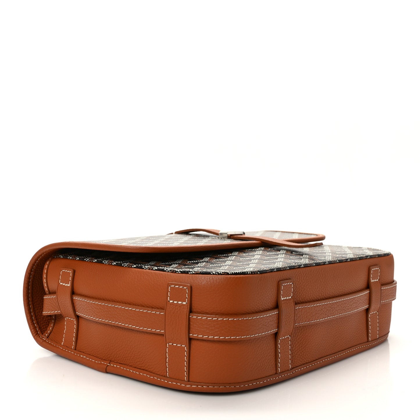 Goyardine Belvedere II MM Messenger Bag Black Gold