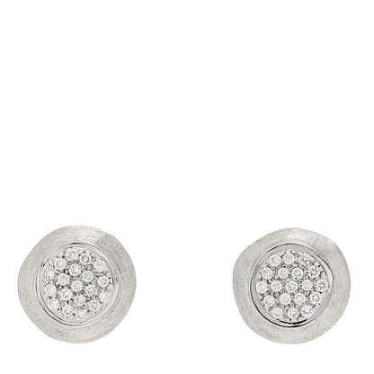 Marco Bicego 18K White Gold Diamond Jaipur Earrings 1 of 4