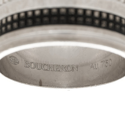 Boucheron 18K White Gold PVD Large Quatre Classique Ring 69 12.5 4 of 7
