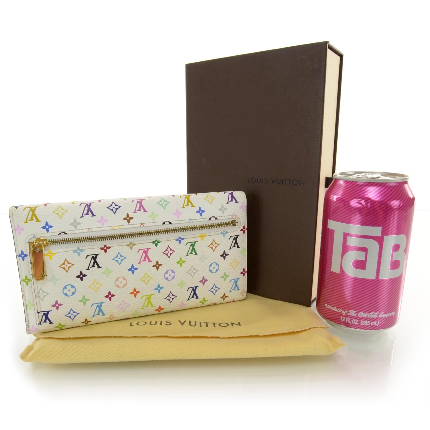 Louis Vuitton Monogram Multicolor Eugenie Wallet White 2 of 8