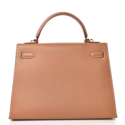 Hermes Courchevel Kelly Sellier 32 Gold 11 of 38