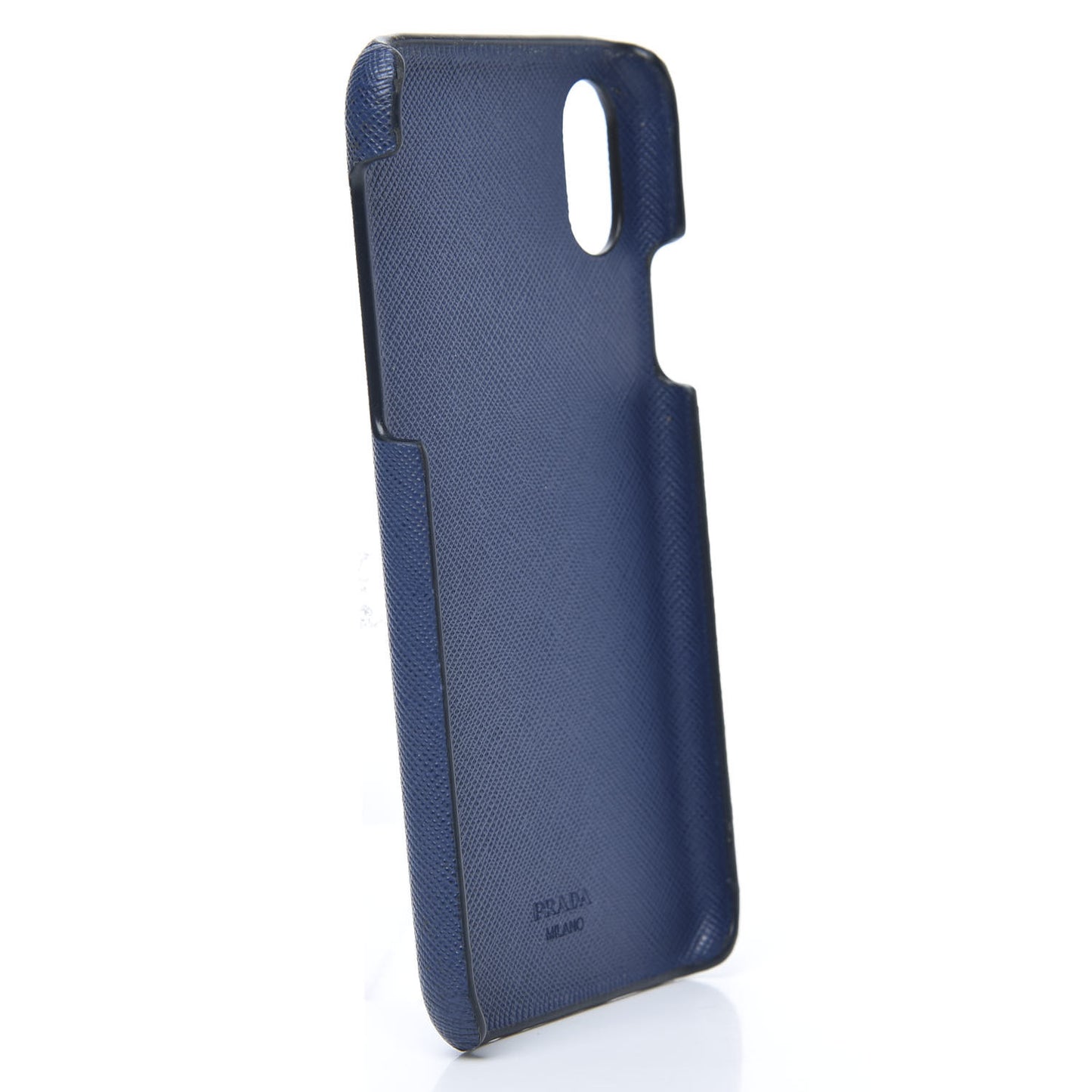 Saffiano Metal iPhone X Case Bleuette