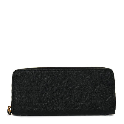 Louis Vuitton Empreinte Clemence Wallet Black 1 of 8