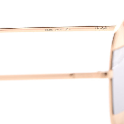 Christian Dior Split 1 Aviator Sunglasses Gold 6 of 8