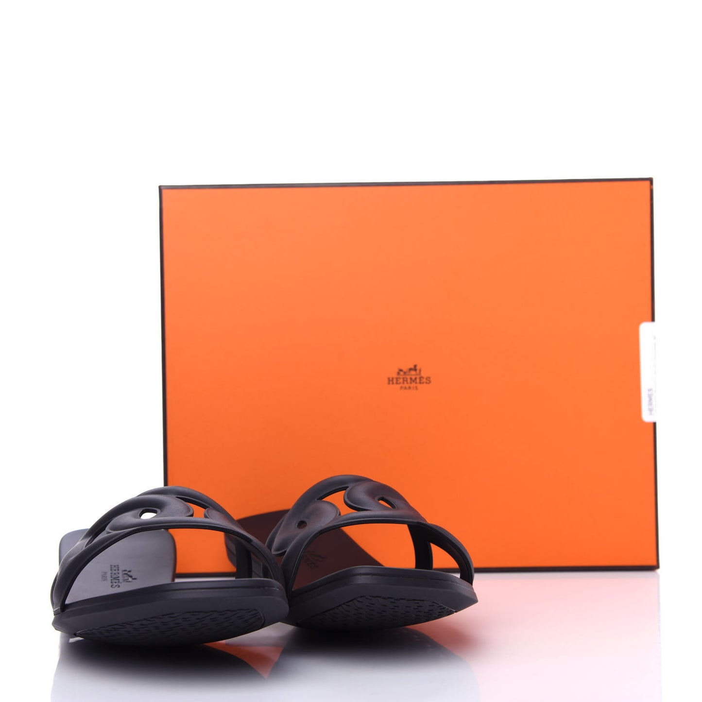 Rubber Aloha Sandals 41 Black