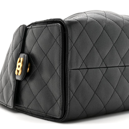 Chanel Caviar Quilted Small Chanel 25 Handbag Black 10 of 12