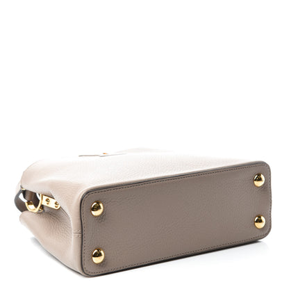Louis Vuitton Taurillon Capucines BB Galet 4 of 12