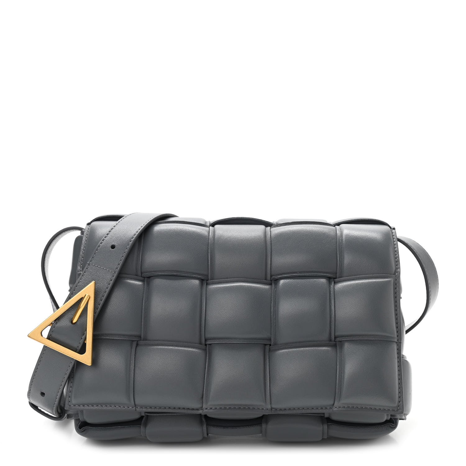 Bottega Veneta Nappa Maxi Intreccio Padded Cassette Crossbody Bag Thunder 1 of 10