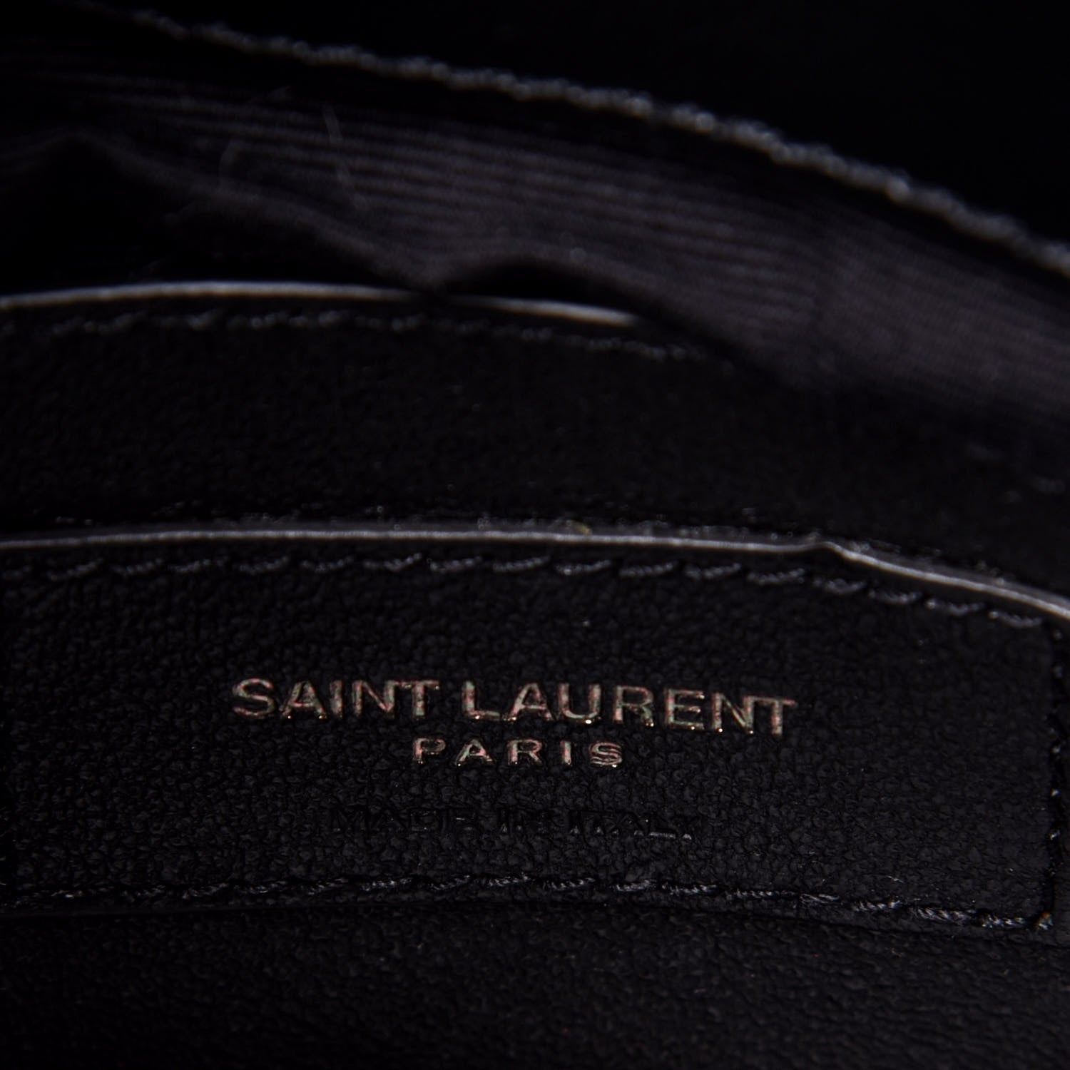 Saint Laurent Canvas Bandana Matelasse Chevron Medium College Bag Red 7 of 11