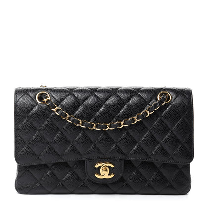Chanel Caviar Quilted Medium Double Flap Black 1 of 13