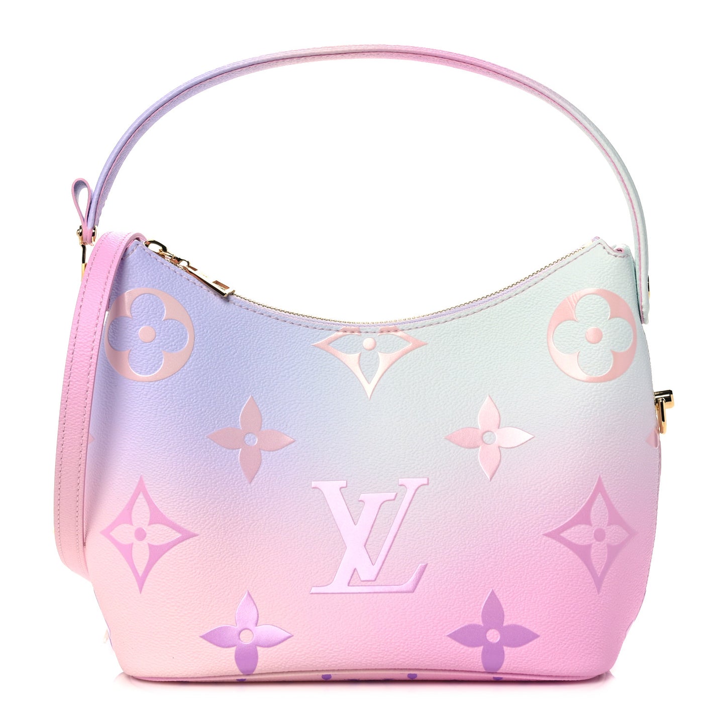 Monogram Giant Spring In The City Marshmallow Hobo PM Sunrise Pastel