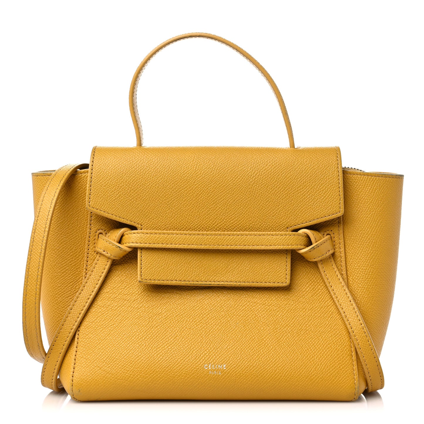 Grained Calfskin Nano Belt Bag Calendula