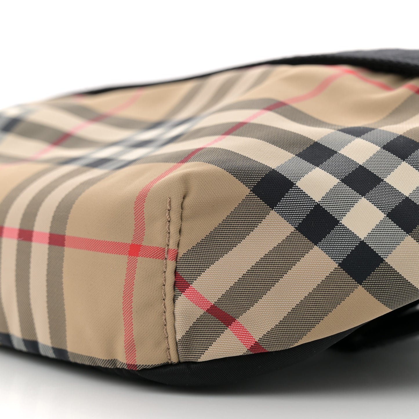 Nylon Vintage Check Sonny Bum Bag Archive Beige Black