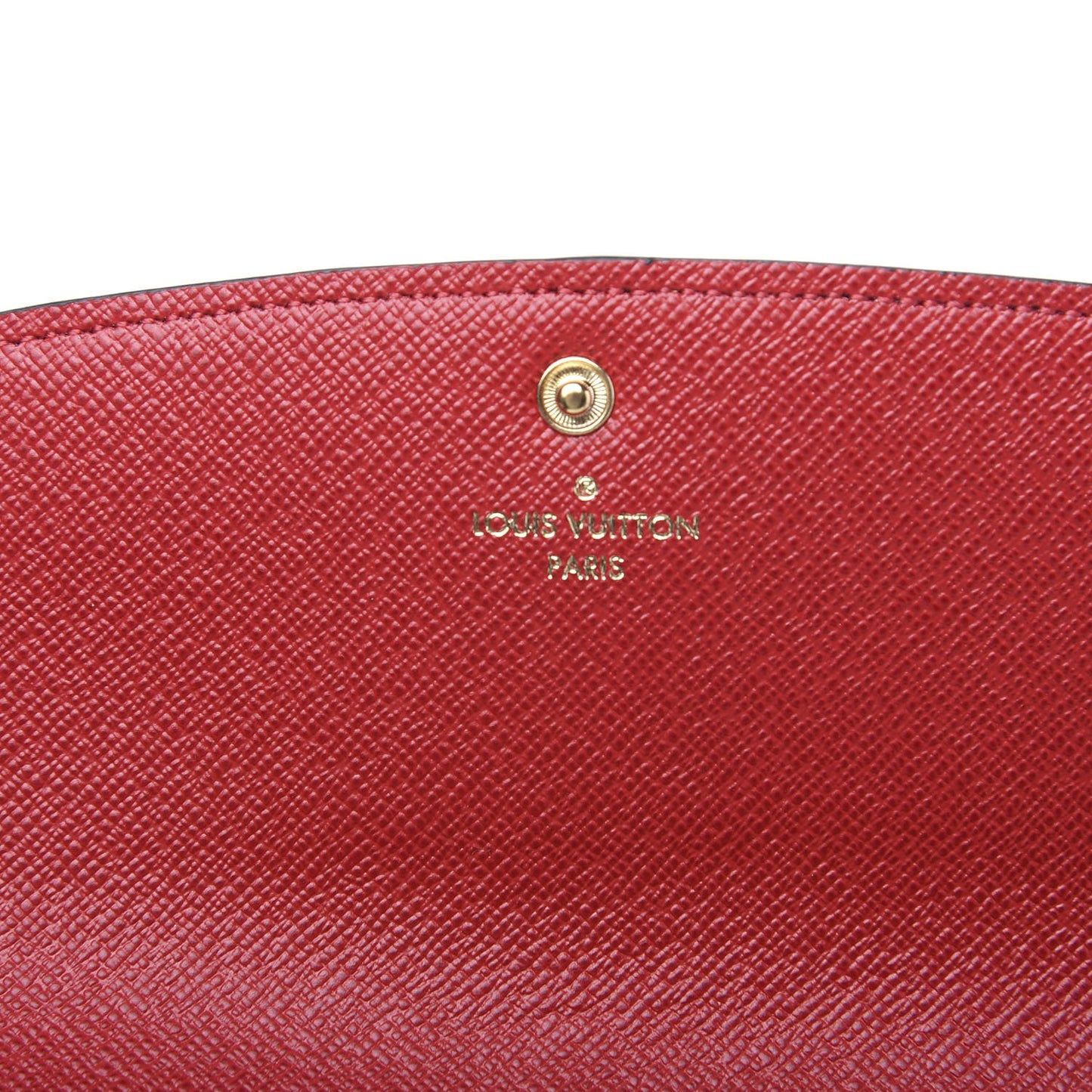 Damier Ebene Emilie Wallet Red