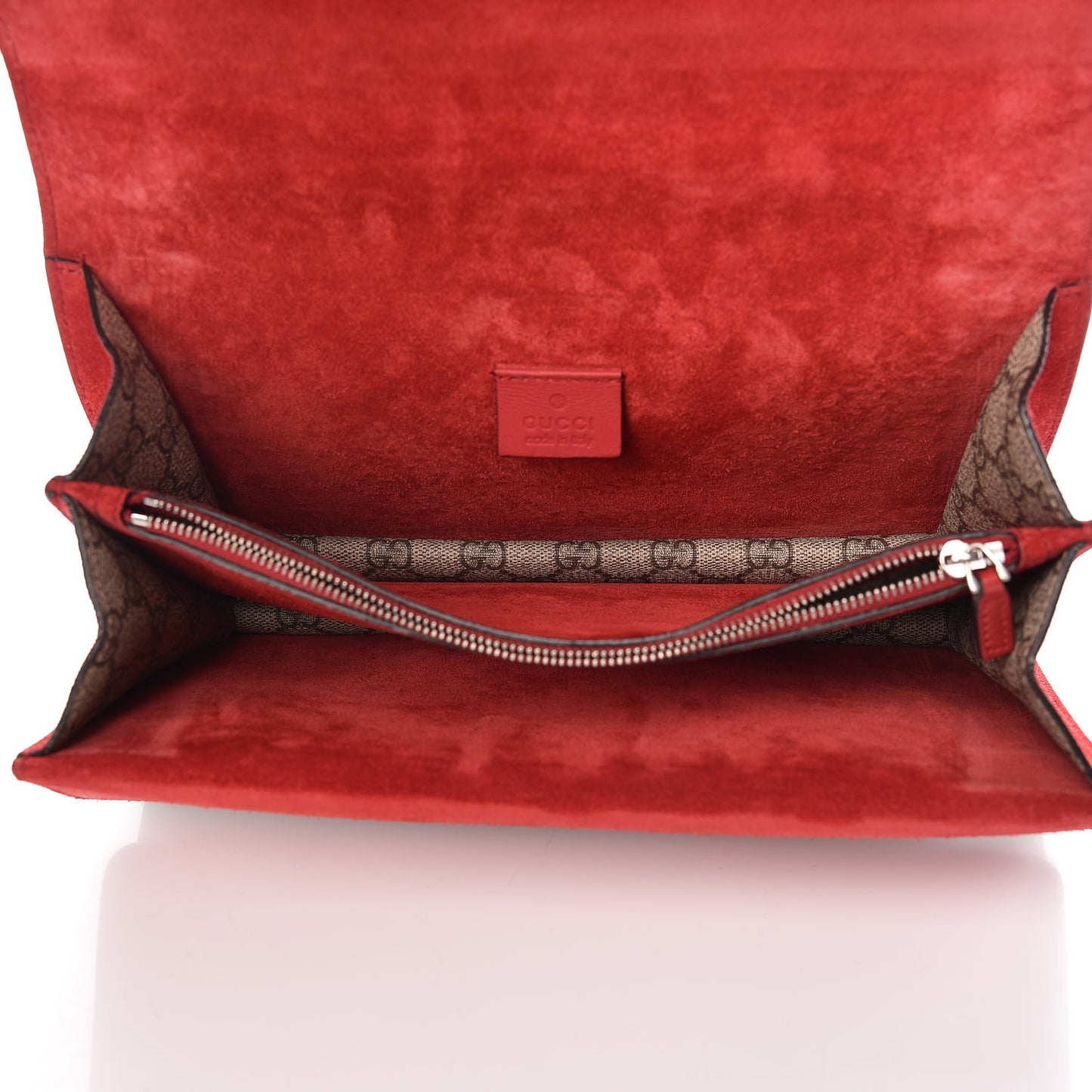 GG Supreme Monogram Small Dionysus Shoulder Bag Red