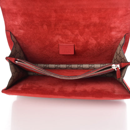 Gucci GG Supreme Monogram Small Dionysus Shoulder Bag Red 8 of 10
