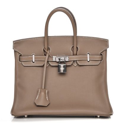 Hermes Swift Birkin 25 Etoupe 1 of 26