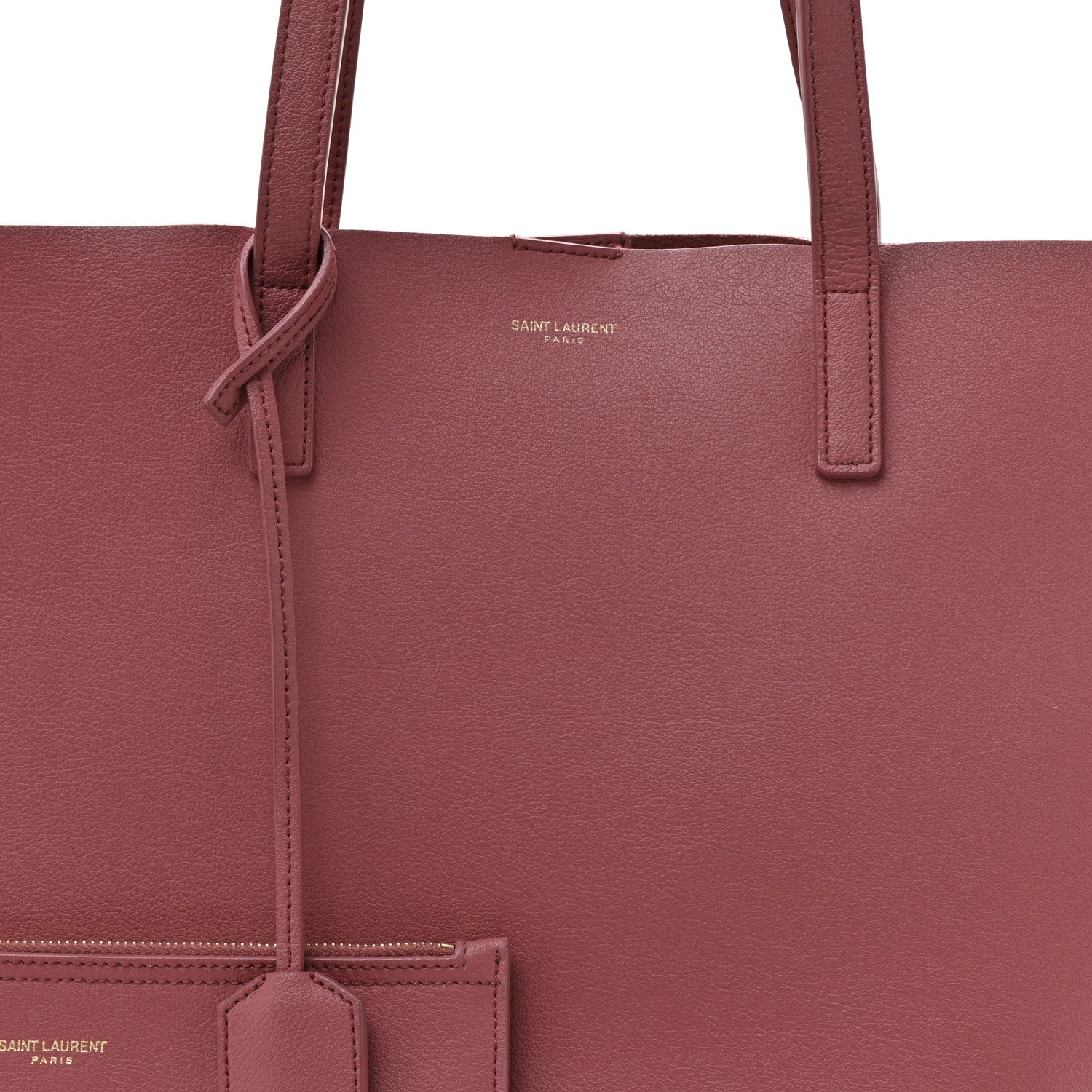Saint Laurent Calfskin Large Shopping Tote Mystic Rose 9 of 14