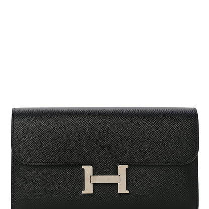 Hermes Epsom Constance Long Wallet Black 7 of 12